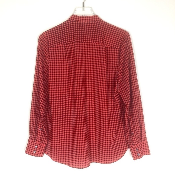 J.Crew Drapey Tuxedo Blouse Top M - Picture 10 of 12